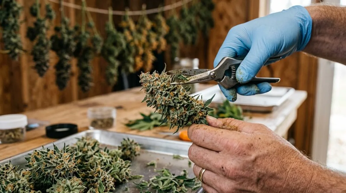 Cannabis harvest guide