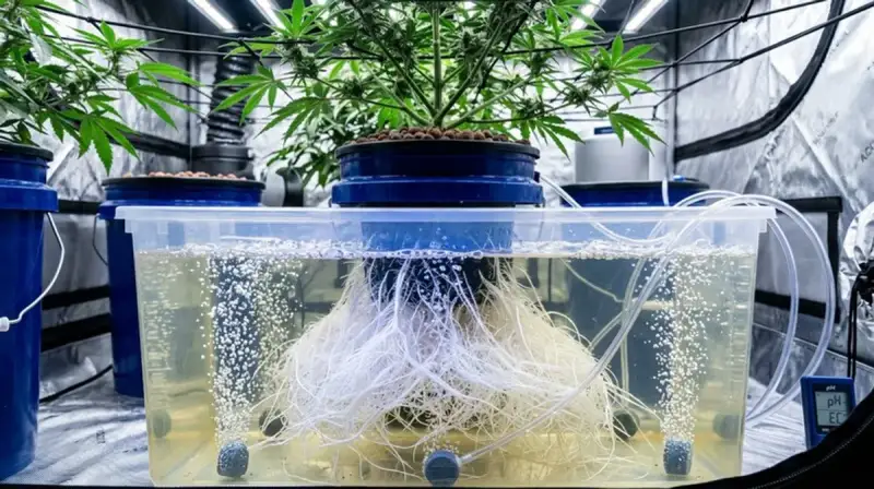 Hydroponic cannabis growing system